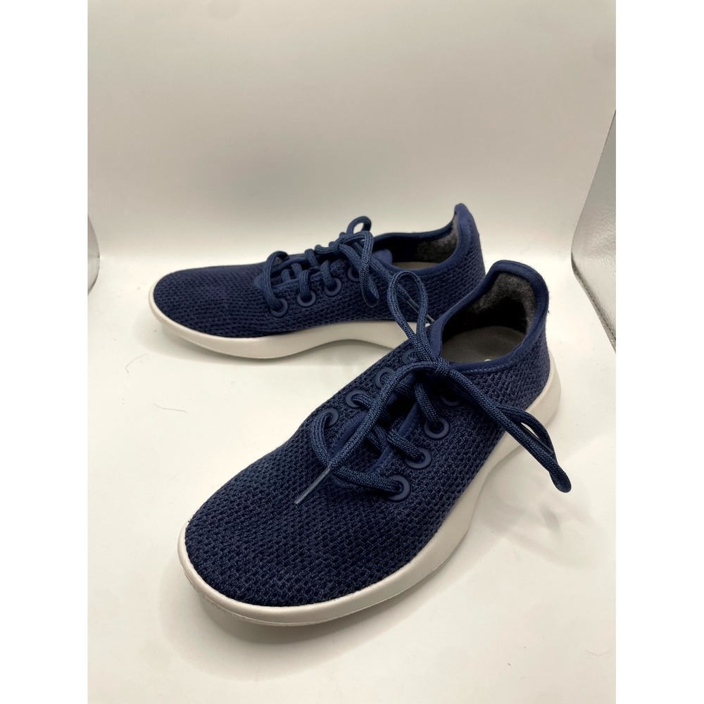 Allbirds Tree Runner Sneakers Womens US 5 Hazy Indigo Lace Up Athletic Shoes